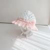Girl's Lace Sun Protection Bucket Hat - Breathable, Beach-Ready Summer Style