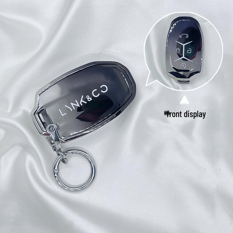 Men's Key Case for Lynk & Co 03, 01/02, 05/06/09 Models - 2022 Protective Cover with Buckle