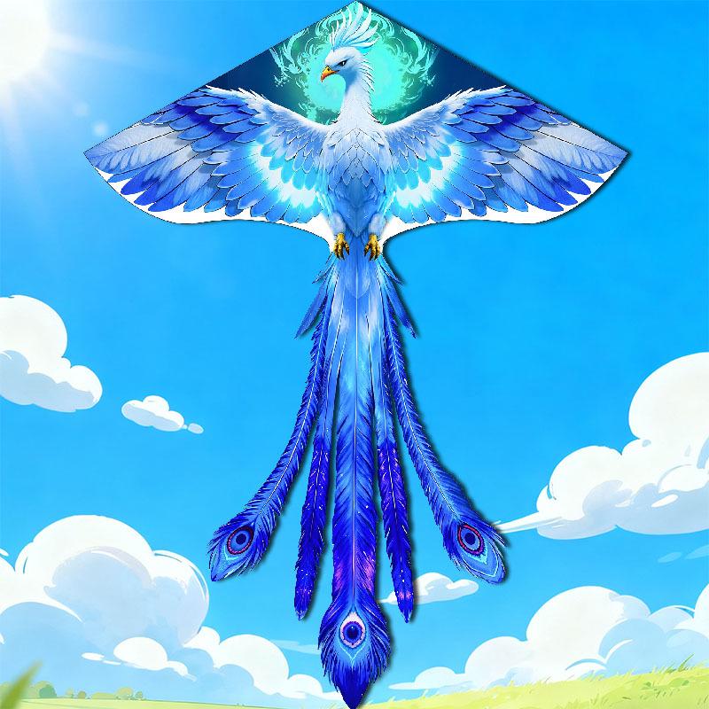 Ice Phoenix Cartoon Peacock Kite - Weifang Animal Bird Design