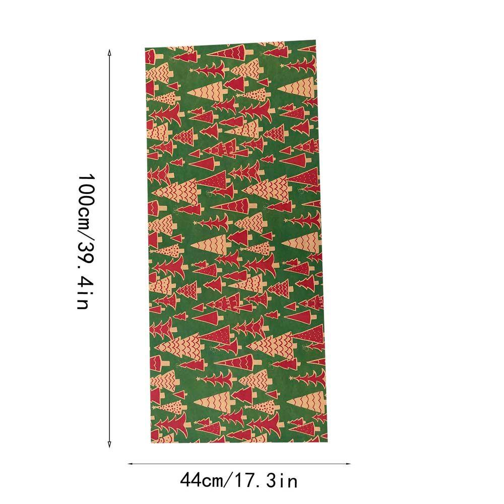 Xmas Tree Kraft Paper Novoroční party potřeby Scrapbook Vánoční dekorace dárkový balicí papír