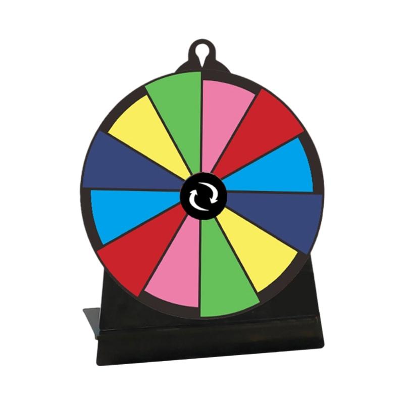 Tabletop Prize Turntable Erasable Reusable Fortune Wheel Fortune Party Turn Plate Wheel Prize Spinnings Game Enduring
