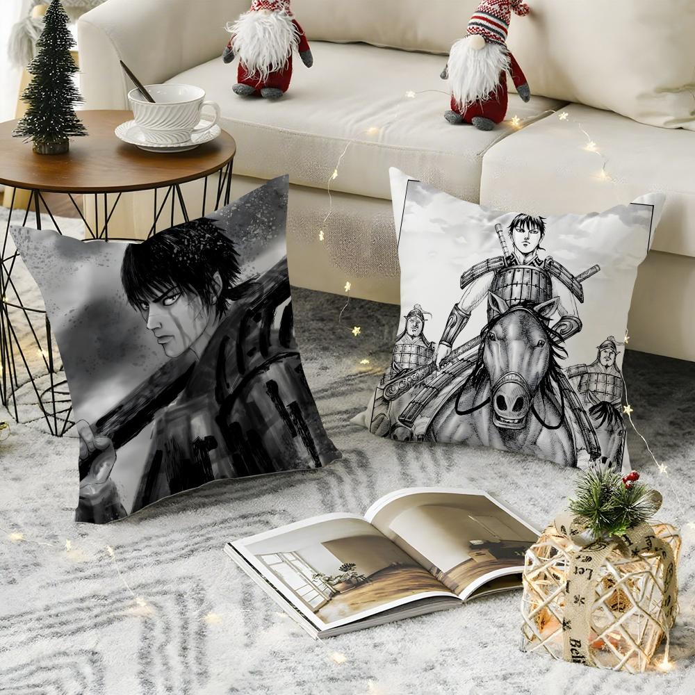 Comic Cartoon Kingdom K-Kingudamu 3 Pillow Case Natural Linen Pillow Case Double-Sided Decor Sofa Pillowcase Home Decor