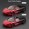 1:24 Scale 720S Apollo Evo Cars Toy Model Miniature Sports Car Wheel Pull Back Rubber Tire Vehicle Models Festival Gifts