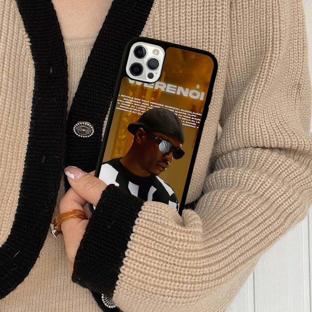 Rap W-WerenoiES Shockproof Phone Case For IPhone 11 12 13 14 15 16 17 Pro Max Plus PC TPU Hard Cover