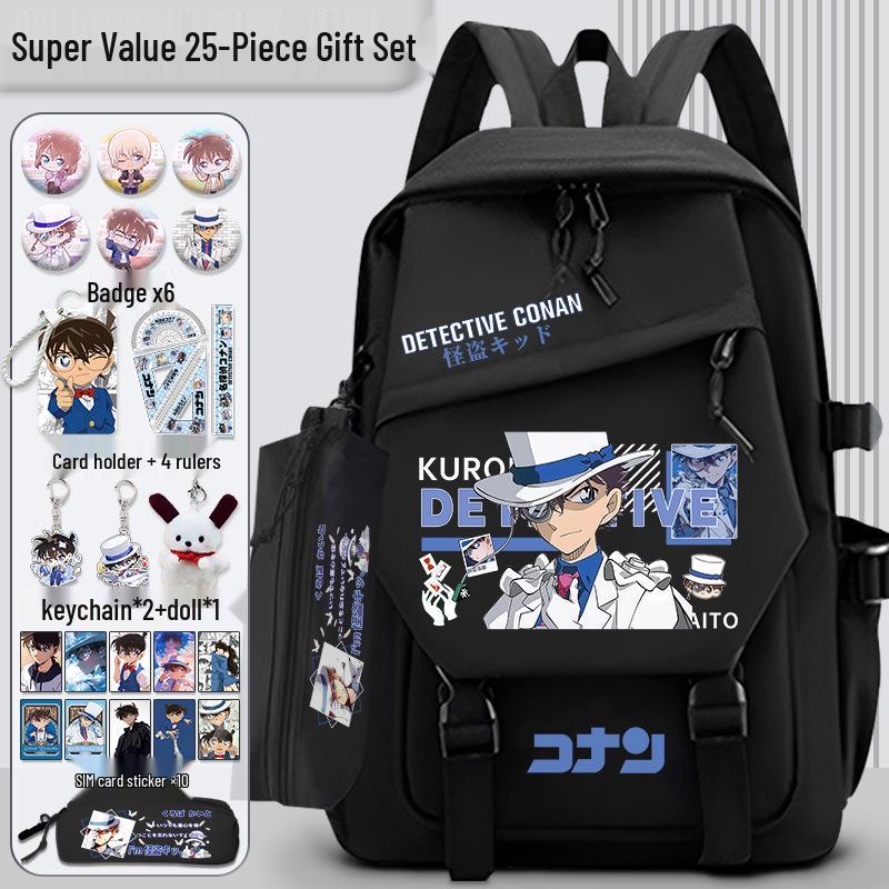 Detective Conan x Kaito Kid Large Capacity Backpack for Students