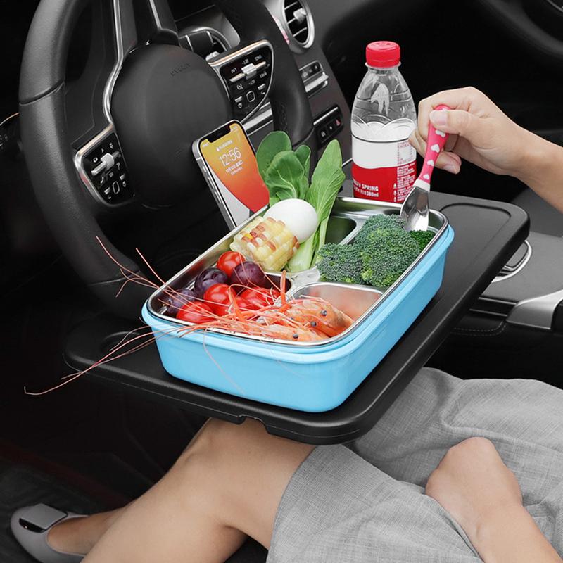 Car Laptop Computer Desk Mount Stand Eat Work Car Steering Wheel Dining Table BracketDrink Food Coffee Tray Board Multifunctiona