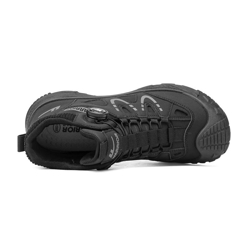 Warrior Casual Commuting Fashion Minimalist Trend Classic Mid-Calf Martin Boots Men Boots Black WXP(WZ)-190704