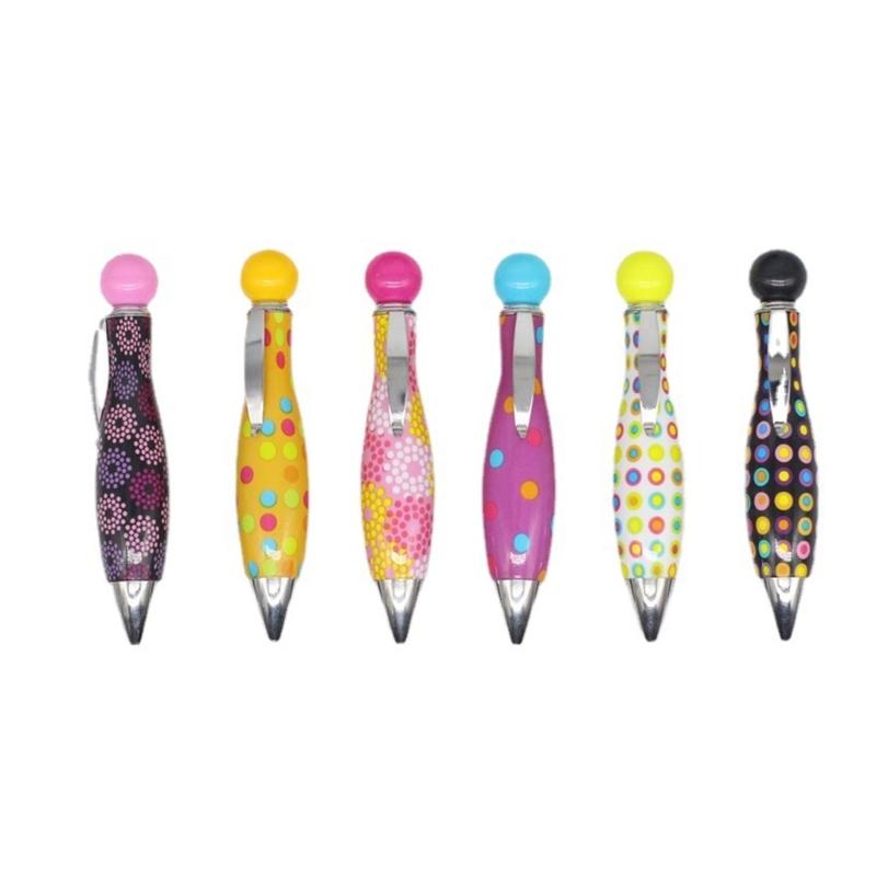 6 Pcs Big Fat Pen Smooth Writing Pen Short Fat Pen Ballpoint Pen Elegant Fat Pen Gift Pen for School Office