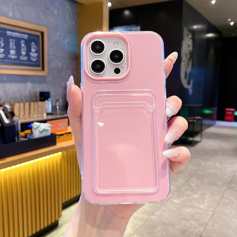 3 In 1 Card Photo Package Phone Case For For Iphone 17 Air 16 1 13 13 12 11 Pro Max Wallet Holder Transparent Shockproof Back Cover