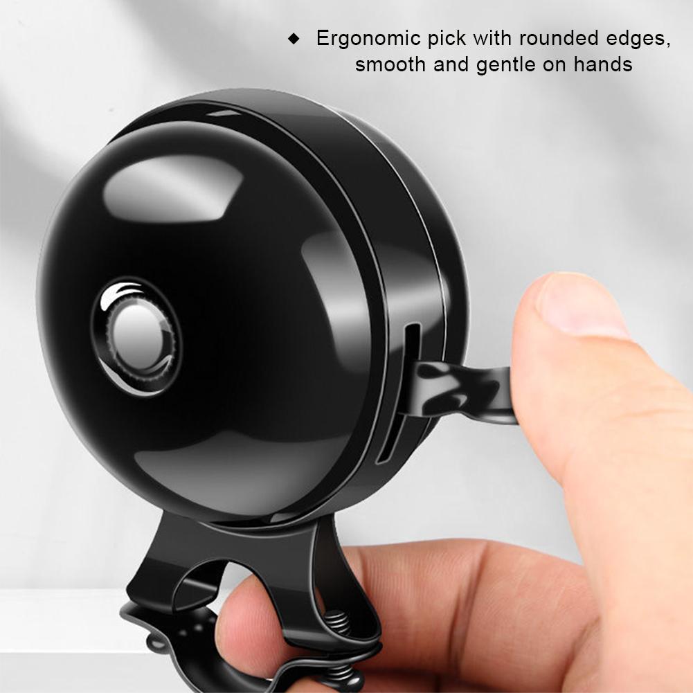 Retro Metal Bicycle Alarm Bell Black Silver Double-sided Loud Horn Loud Speaker Cycling Handlebar