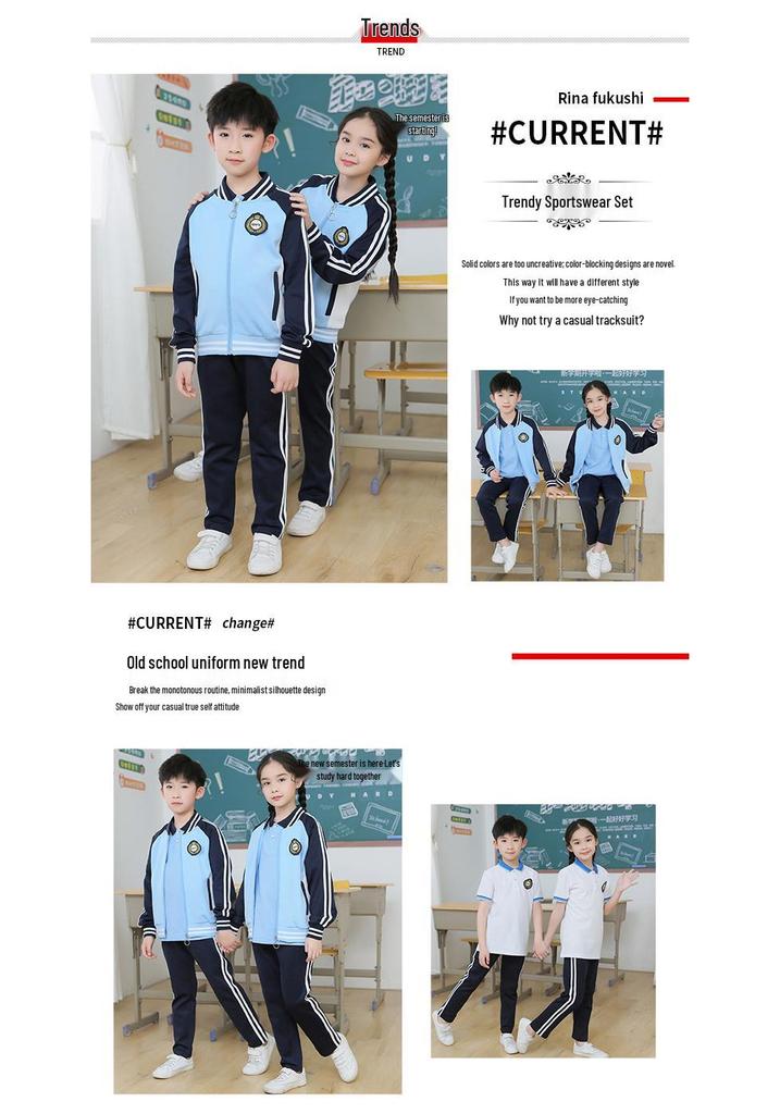 2021 Unisex Spring & Fall Sport Suit: Youth Casual & School Uniform for Running with Print Design