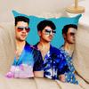 Band JJONAS BBROTHERS Cushion Cover Soft Plush Throw Pillow Cover  DoubleSided Decorative Cushion Case  Bedroom Home Decor
