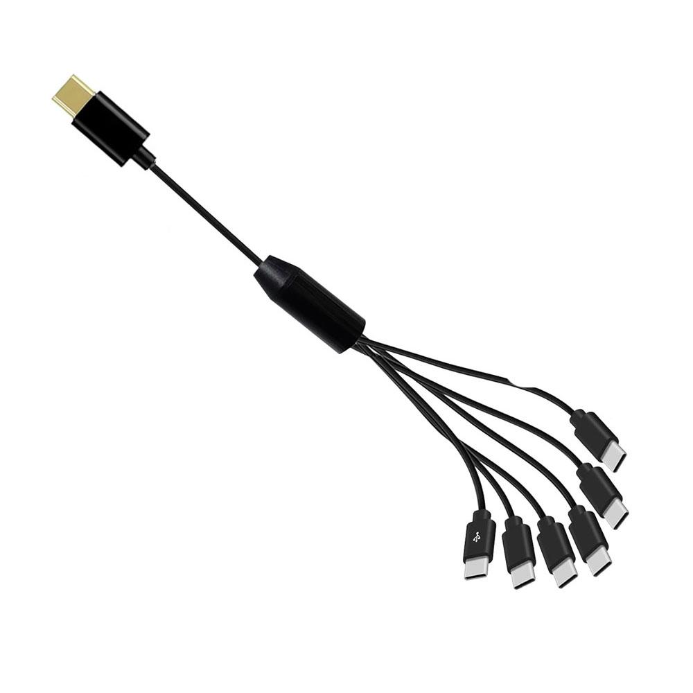 

Кабель-разветвитель USB C, 50 см, 8150 см, 6 в 1, кабель зарядного устройства типа C, штекер, Android