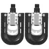 2 Pieces Folding Bike Pedal Foldable Design 14mm Spindle Pedals SpaceSaving for