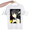 Bunny Girl Senpai Sakurajima Mai Printed T Shirt  Unisex Retro Washed Tops Tees Harajuku Tshirt Streetwear Hip Hop Male T-shirts Shirt