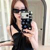 Korean Simple High-end Modern Black Polka Dot 17 for iPhone17promax Apple 16 Mobile Phone Case 15 Explosion