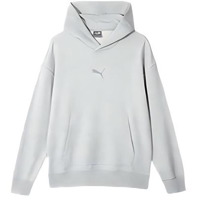 Puma Essential Hoodie Ft Sports Casual Hooded Sweatshirt Men Hoodies Light-Heather-Gray 683480-04