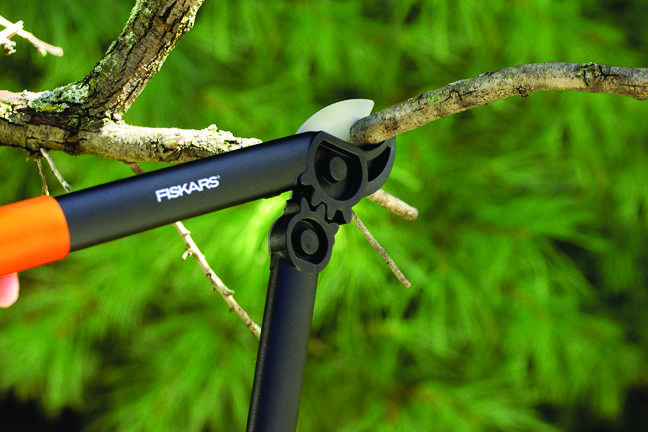 Fiskars Powergear Two-Handed Garden Scissor Pruner for Fresh Branches