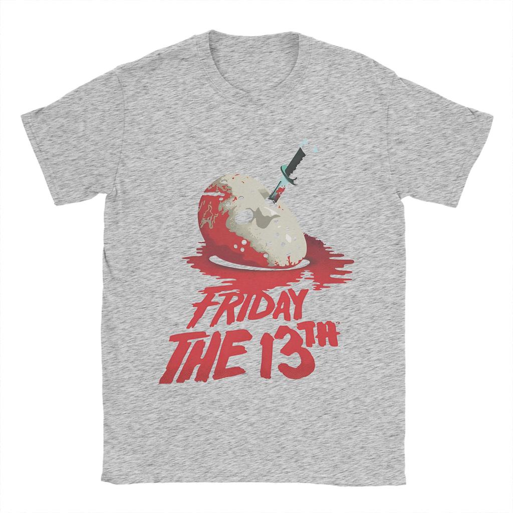 Jason Voorhees Friday 13th Horror T Shirt Men Women Cotton Vintage TShirt Crew Neck  Tee Shirt Short Sleeve Clothes Plus Size