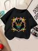 Happy Fruit Box Kids Short Sleeve T Shirt Summer Cute Cartoon Crewneck Boys Girls Age 3-14