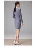 Dark Blue Women's Suit Set: Professional Attire with a Goddess Style – Perfect for Front Desk Workwear.