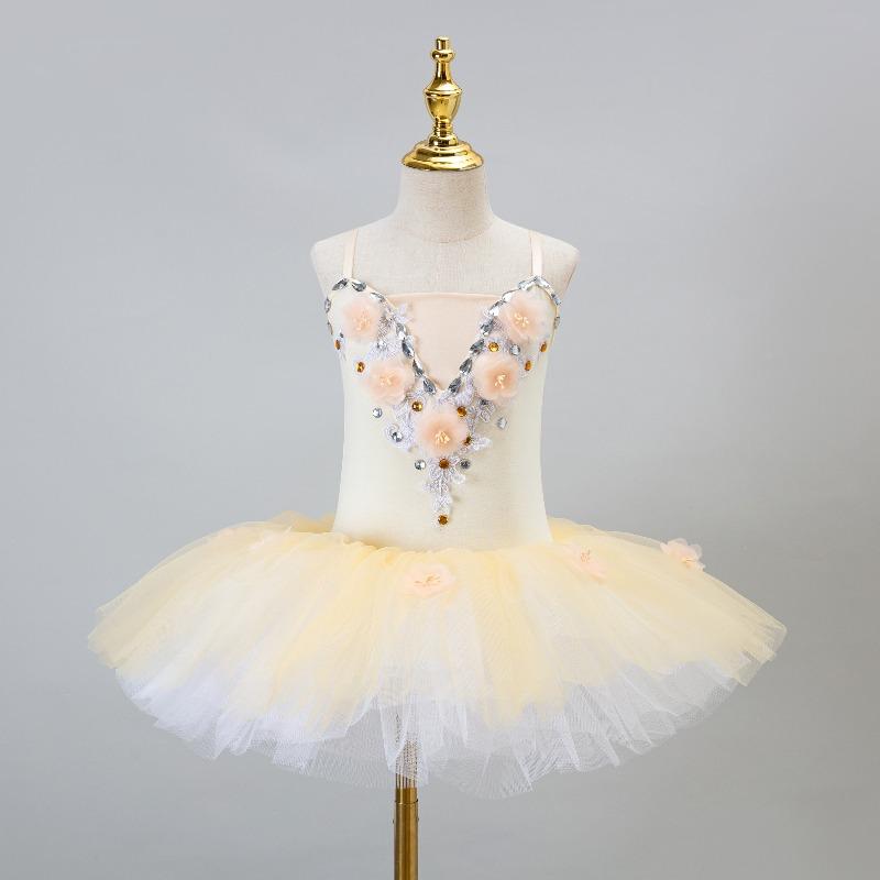 Fashion Ballet Dress Stage Performance Costume Girl's Ballerina Outfit Children's Clothes Ballet Dance Wear Summer Dresses