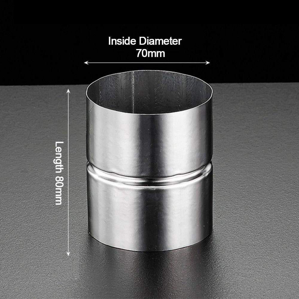 Neuer Edelstahlrohrverbinder Rund Gerade Rohrverschraubungen Silber Rohradapter