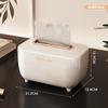 Luxury Style Spring-Activated Tissue Box Plastic Storage Case for Disposable Face Towels for Home Living Room Bathroom Office