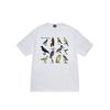 Round Neck Cotton Short Sleeve T-Shirt Creative Bird Print Shirt Explosive Fashion Harajuku Unisex Graphic T Shirts Oversized