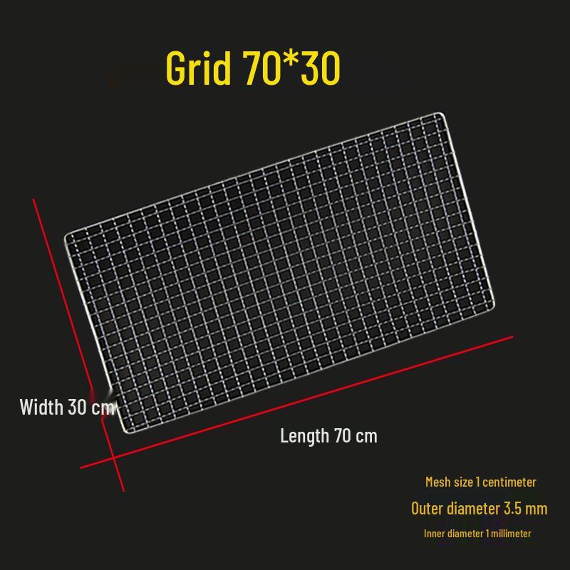 Stainless Steel Rectangular BBQ Grill Rack Mesh