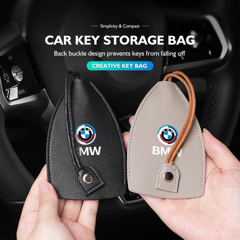 EYAG3 For BMW Multifunction Car Key Scratch Protective Case Keys Storage Holder Auto Accessories 50th Anniversary Edition E36 E46 E53