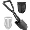 Digging Shovel, 47 Cm, Lightweight and Foldable, High Carbon Steel, Digging Trowel, for Camping, Hiking, Car, Emergency, Home, Garden