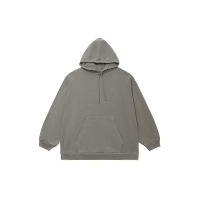 Levis FW22 Solid Color Drawstring Simple Hoodie Women Hoodies Gray A3397-0003