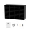 Wood Literature Organizer, 36 Compartments, File Sorter with Removable Shelves, Mailboxes Slot for Office Home Classroom Mailrooms Organization, EPA