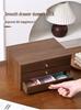 Walnut Multi-Layer Wooden Jewelry Box - Dustproof Organizer for Earrings, Rings, and Necklaces