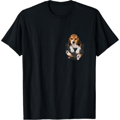 Dog Lovers Gifts Beagle In Pocket Funny Dog Face T-Shirt for Men Women Kids