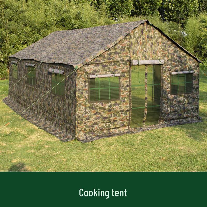 Junpo Camouflage Canvas Cooking Tent Standard