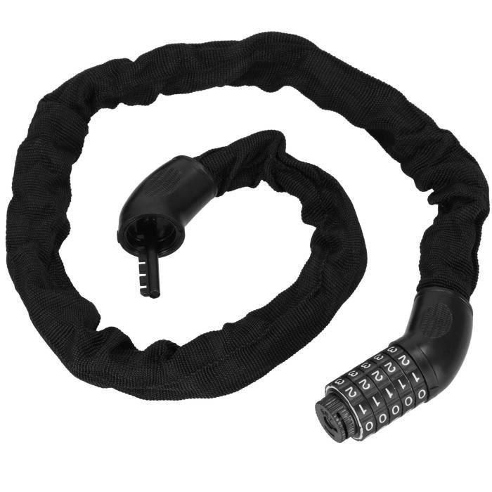Lucchetto a cavo per bicicletta con codice numerico 98 cm - SPRINGOS