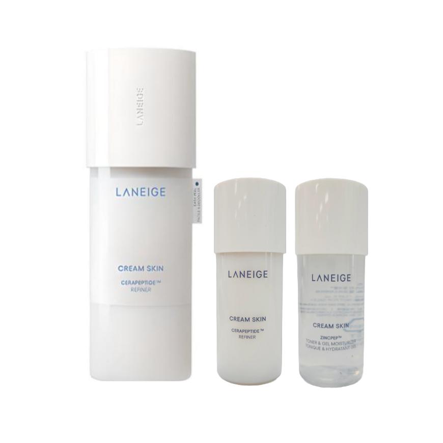 LANEIGE Cream Skin Cerapeptide , Zincpeptide (170ml, 50ml, Refill 130ml, Refill 170ml ) (15 Options)