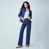 Giordano Women's Washed Straight-Leg Mid-Rise Jeans