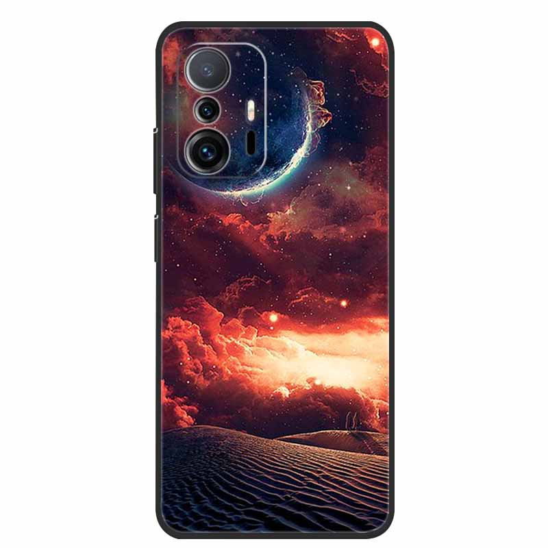 For Xiaomi 11T Pro Case Animals Protective Soft Silicone Cover Phone Cases for Xiaomi Mi 11T Pro 5G Shockproof Mi11T Wolf Coque