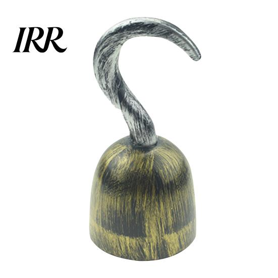 Stage Performance Pirate Prop Hook for Halloween Costume, Realistic Plastic Captain Lightweight Costume Accessory Cosplay, Retro Party Favor Kids Toy