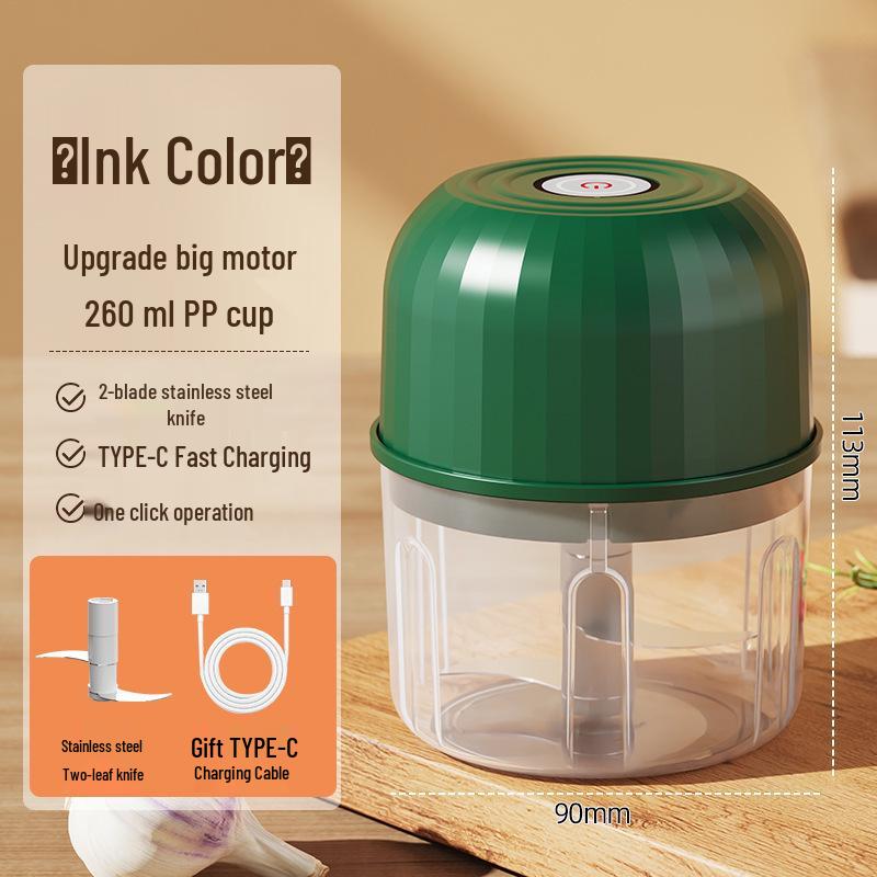 

Mini Electric Garlic Masher with Type-C Charging - Portable Food Processor & Meat Grinder Tool Standard