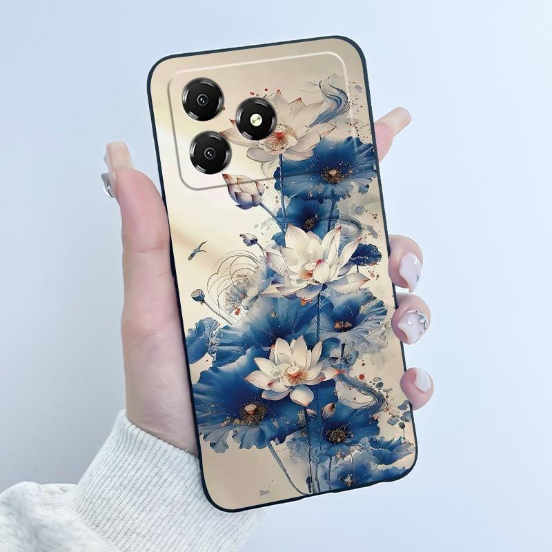 Phone Casing For ZTE Blade A36 Case Z2472 Aesthetic Luxury Cute Cool Boys Girls Black Matte Soft Silicone Protective Back Cover