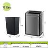 Commercial Stainless Steel Hand Towel Trash Can