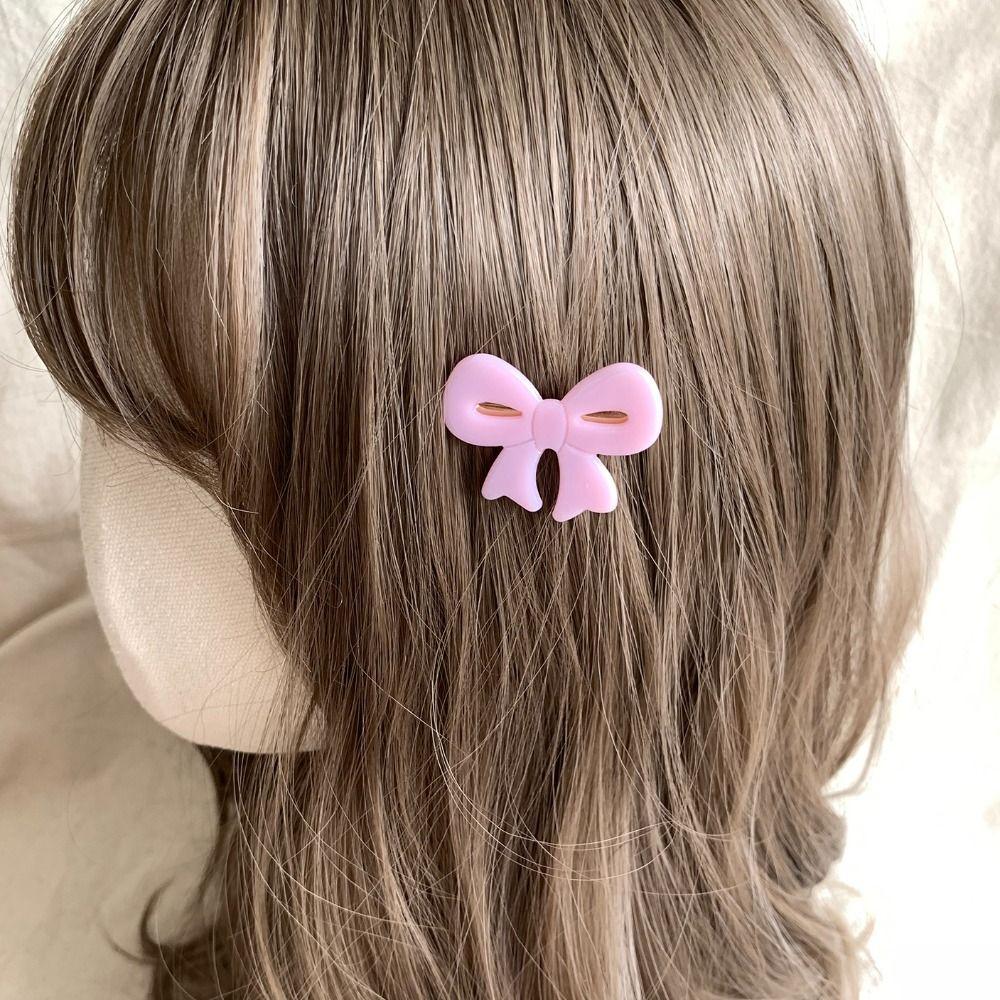 Acetate Bow Hairpin Bowknot Bow Duckbill Clip Creative Acetic Acid Duckbill Clip  Streetwear