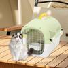 Portable Cat Carrier Breathable Transport Box for Small Medium Pet Store