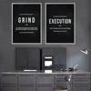 Solid Wood Frame Home Decor Canvas Picture 1 Canvas Inspirational Quotes Poster Office Study Hanging Picture Wall Home Canvas