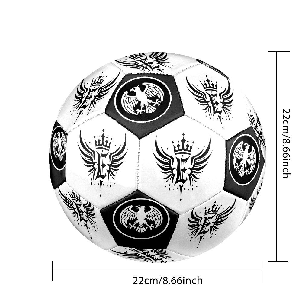 1PC Royal Emblem Eagle Symbol Badge Soccer Ball Size 5 Football Machine Sewn Indoor/Outdoor Universal Football S44