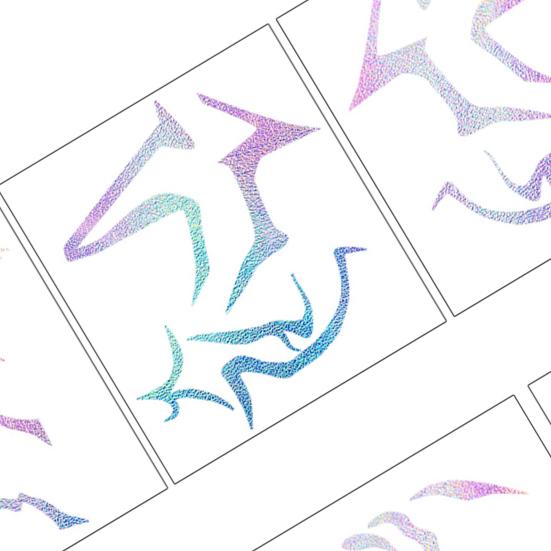 6 Stück Temporäre Tattoo-Aufkleber Abnehmbare Realistische Falsche Tattoos Wasserdicht Anime Rollenspiel Tattoos Langlebige Party Körperkunst Aufkleber